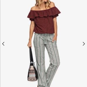 Roxy Oceanside pants Yarn Dye